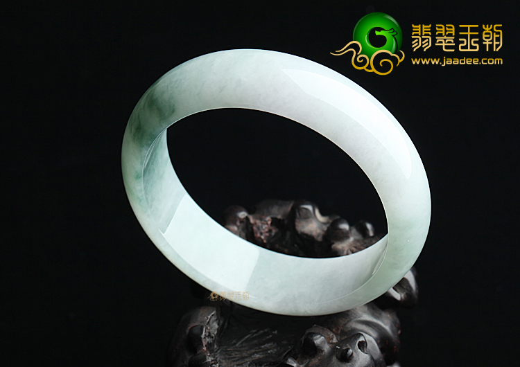 糯冰种晴水飘花手镯（59.9mm）