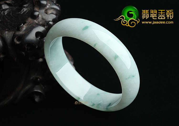 （超值推荐）糯冰种晴水飘花手镯（58.3mm）