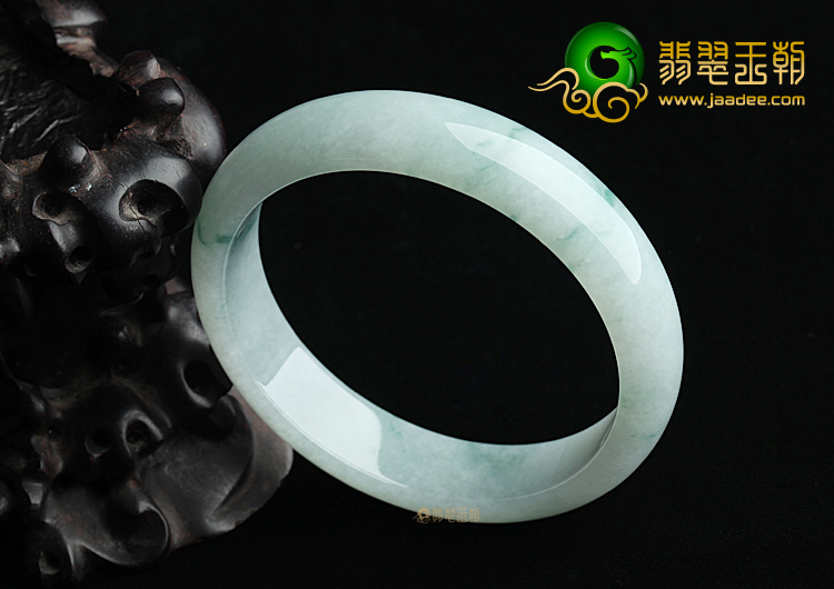 (超值推荐)糯冰种晴水飘花手镯（57.2mm）