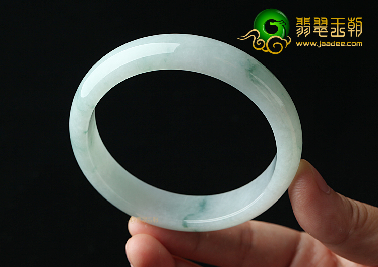 (超值推荐)糯冰种晴水飘花手镯（57.2mm）