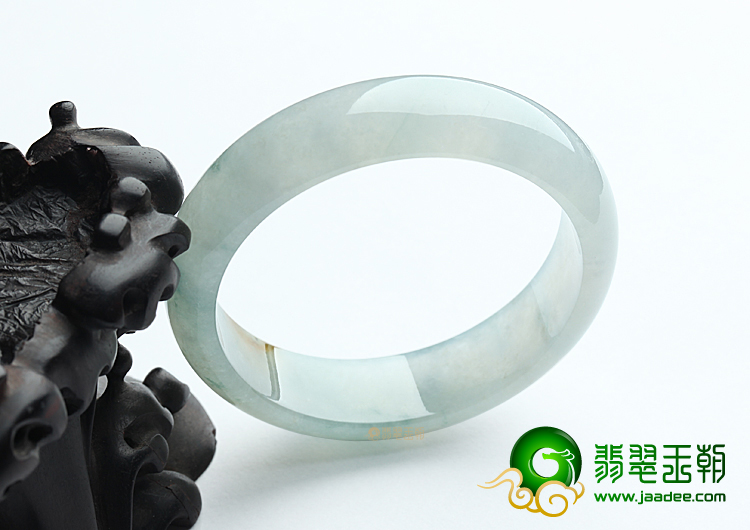 冰种晴水黄翡飘花手镯（56.8mm）
