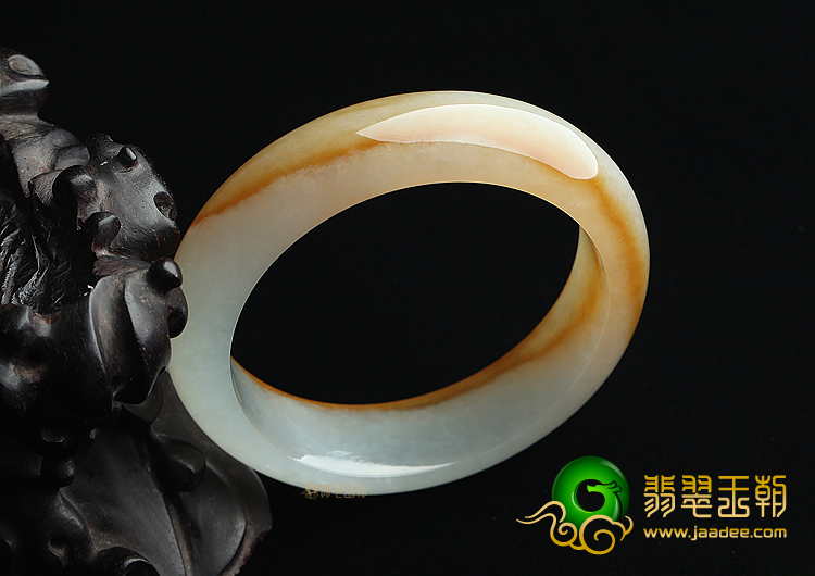 (超值推荐)冰种晴水黄翡手镯（55mm）