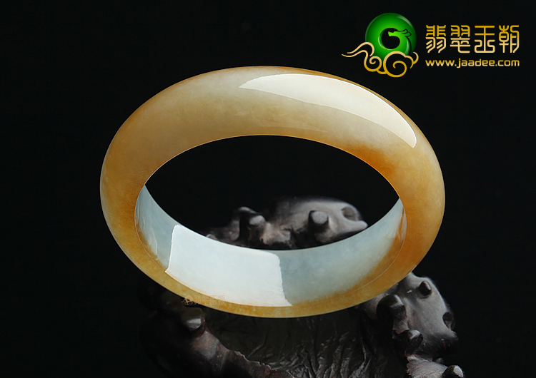 (超值推荐)冰种晴水黄翡手镯（55mm）