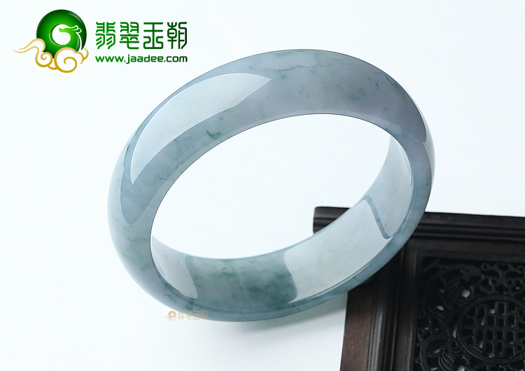 (超值推荐)糯冰种紫罗兰飘花手镯（58.6mm）
