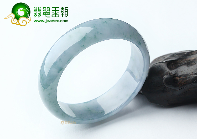 (超值推荐)糯冰种紫罗兰飘花手镯（58.6mm）