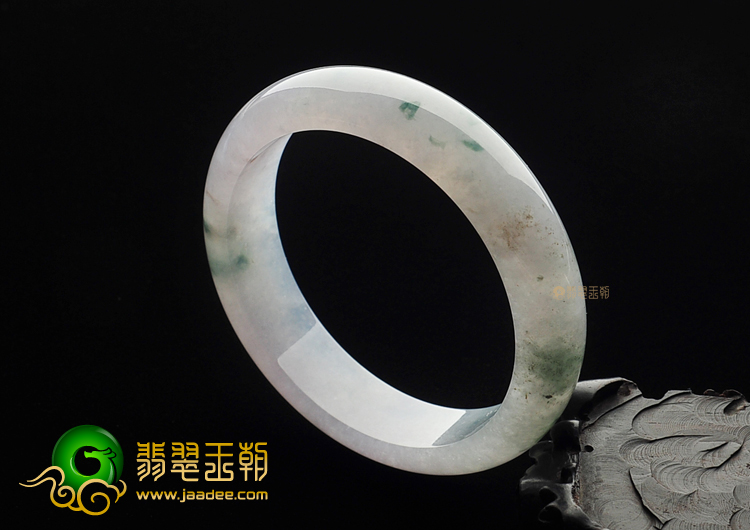 (超值推荐)冰种飘花手镯(58.6mm)