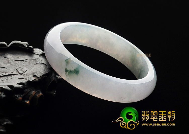 (超值推荐)冰种飘花手镯(58.6mm)