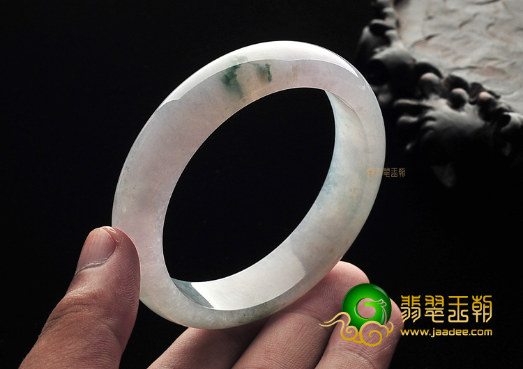(超值推荐)冰种飘花手镯(58.6mm)