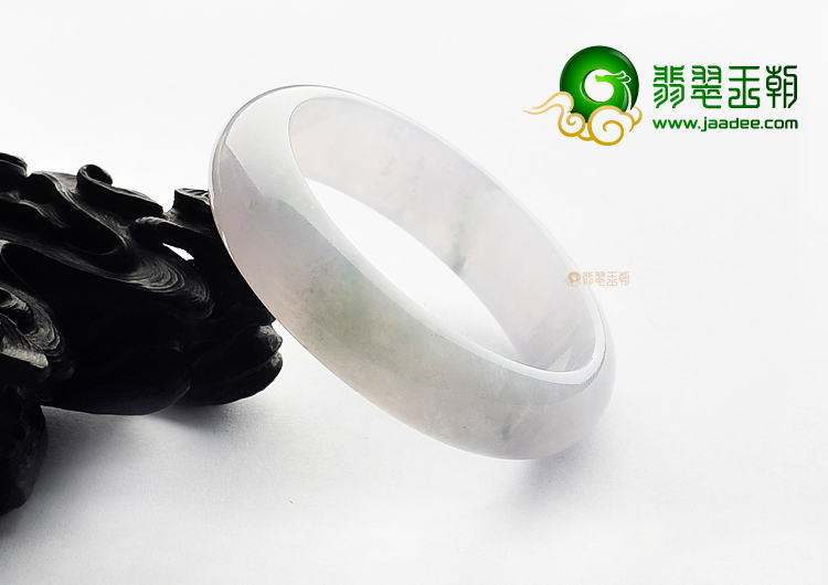 (超值推荐)冰种晴水略飘花手镯(57.8mm)