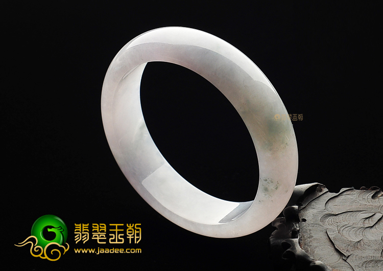 (超值推荐)冰种晴水略飘花手镯(57.8mm)