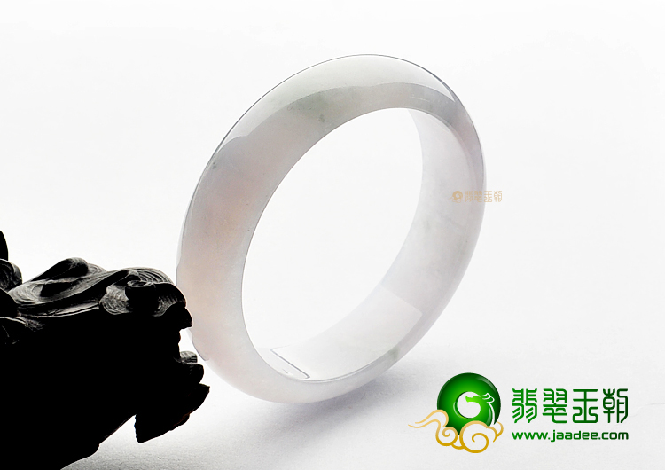 (超值推荐)冰种晴水略飘花手镯(57.8mm)