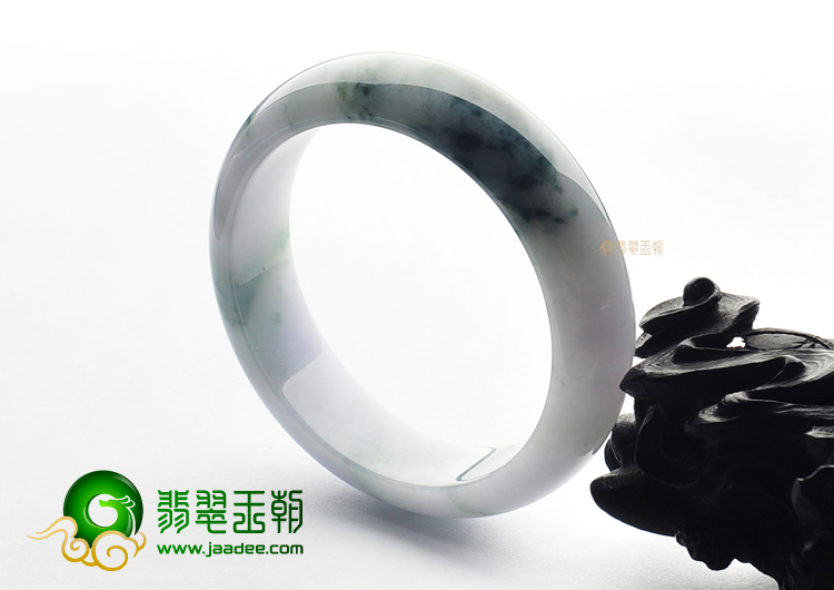 糯冰种飘花手镯(57.5mm)