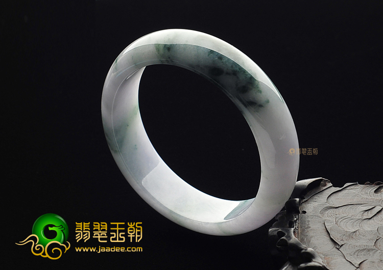 糯冰种飘花手镯(57.5mm)