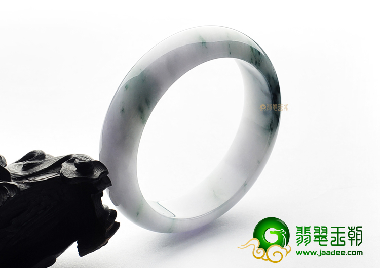 糯冰种飘花手镯(57.5mm)