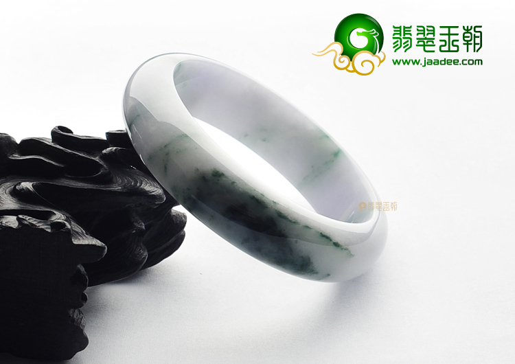 糯冰种飘花手镯(57.5mm)