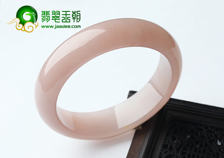 (超值推荐)糯冰种湘妃粉手镯（58.3mm）