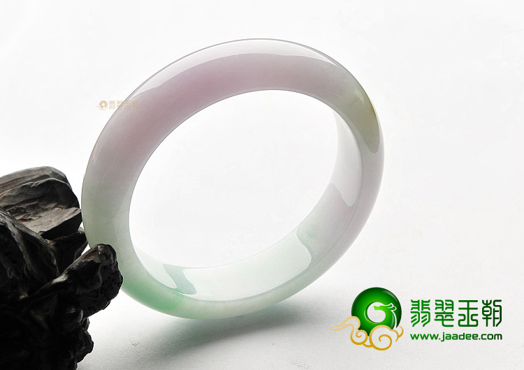 (超值推荐)糯冰种三彩手镯(58.8mm)