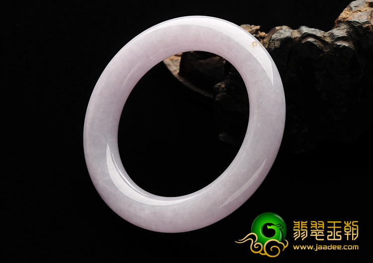 (超值推荐)糯冰种紫罗兰圆条手镯(56.5mm)