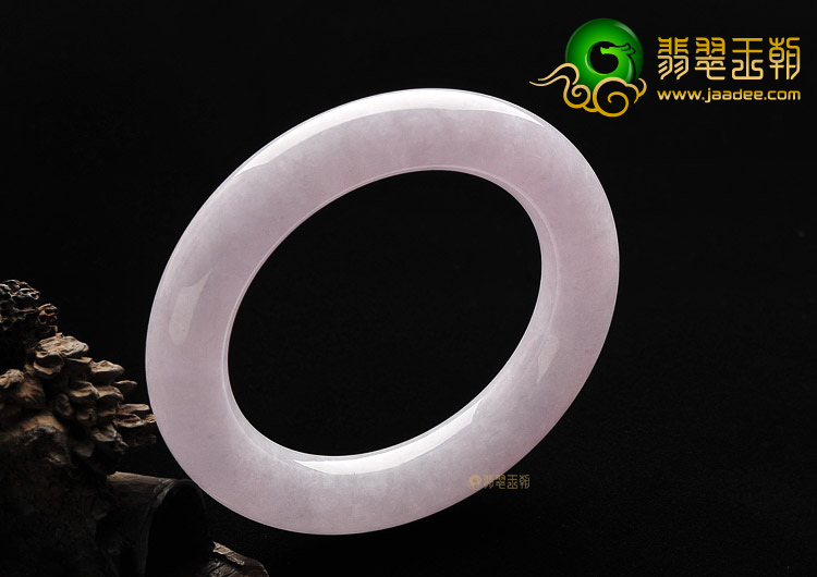 (超值推荐)糯冰种紫罗兰圆条手镯(56.5mm)