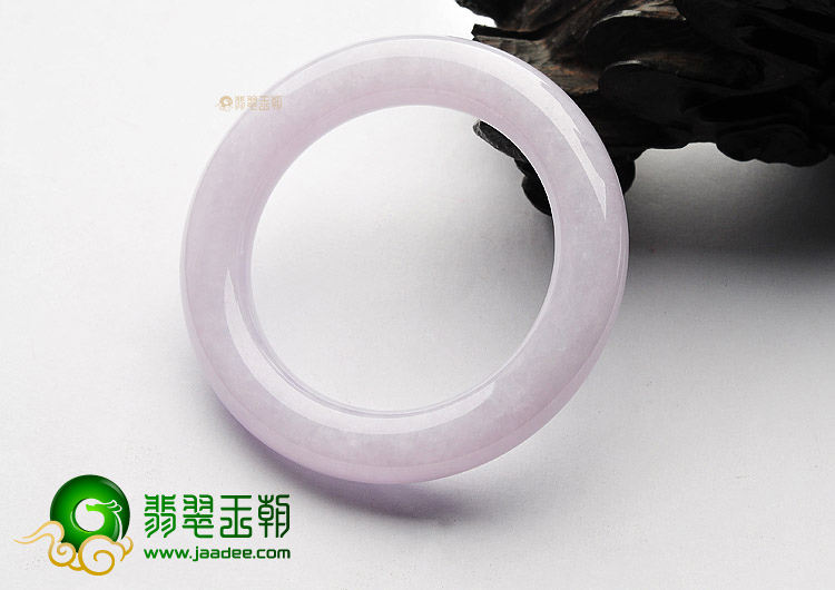 (超值推荐)糯冰种紫罗兰圆条手镯(56.5mm)