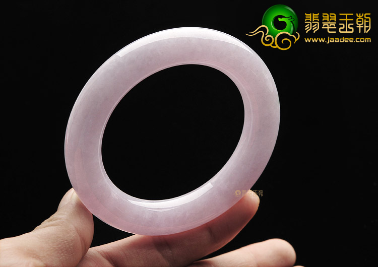 (超值推荐)糯冰种紫罗兰圆条手镯(56.5mm)