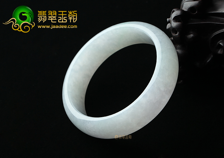 糯冰种晴水淡紫罗兰手镯（60.5mm）