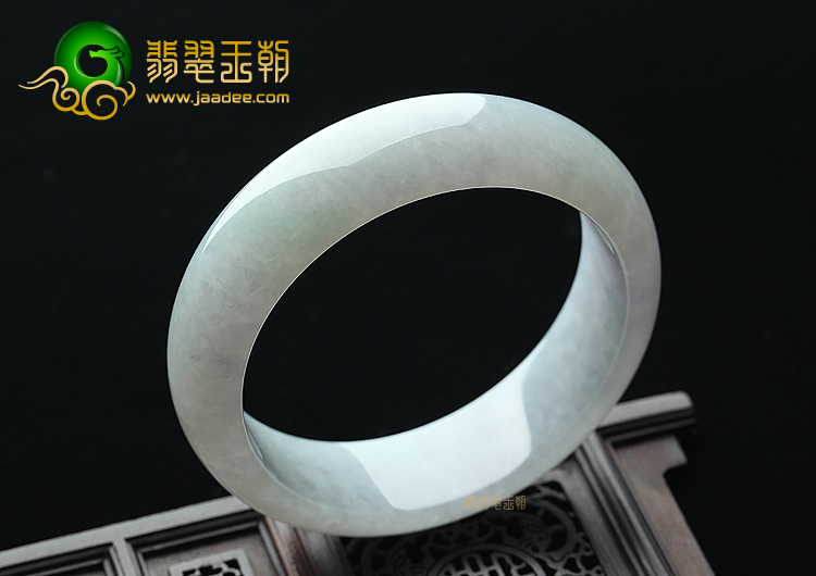 糯冰种晴水淡紫罗兰手镯（60.5mm）
