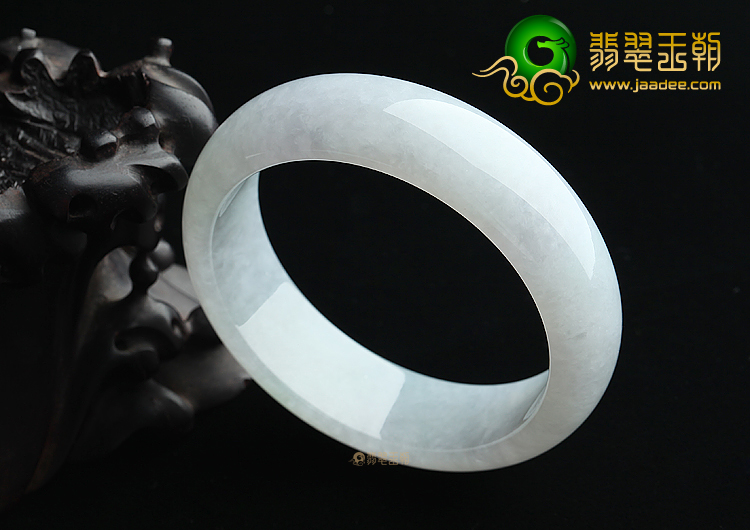 糯冰种晴水淡紫罗兰手镯（60.5mm）