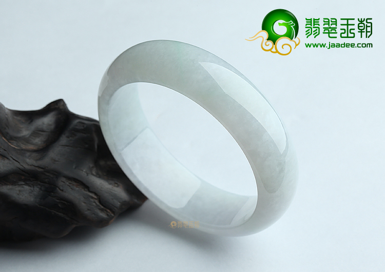 糯冰种晴水淡紫罗兰手镯（60.5mm）
