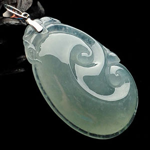 冰种晴水如意挂件