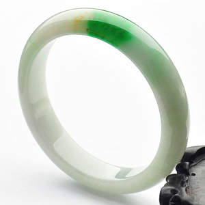 糯冰种飘翠手镯(56.1mm)