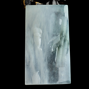 (超值推荐)冰种飘花祝福挂件