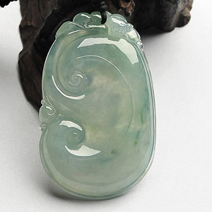 冰种晴水如意挂件