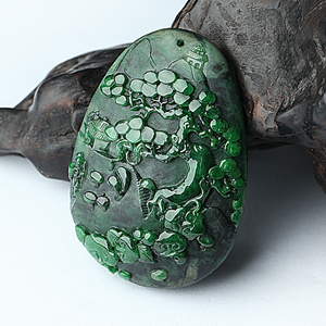 细糯种癣加绿财运亨通挂件