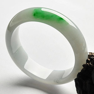 糯冰种飘翠手镯(59.8mm)