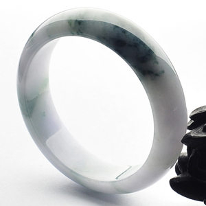 糯冰种飘花手镯(57.5mm)