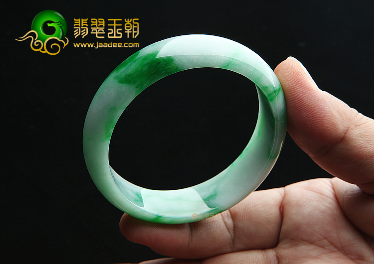 糯冰种正阳绿手镯(58.2mm)