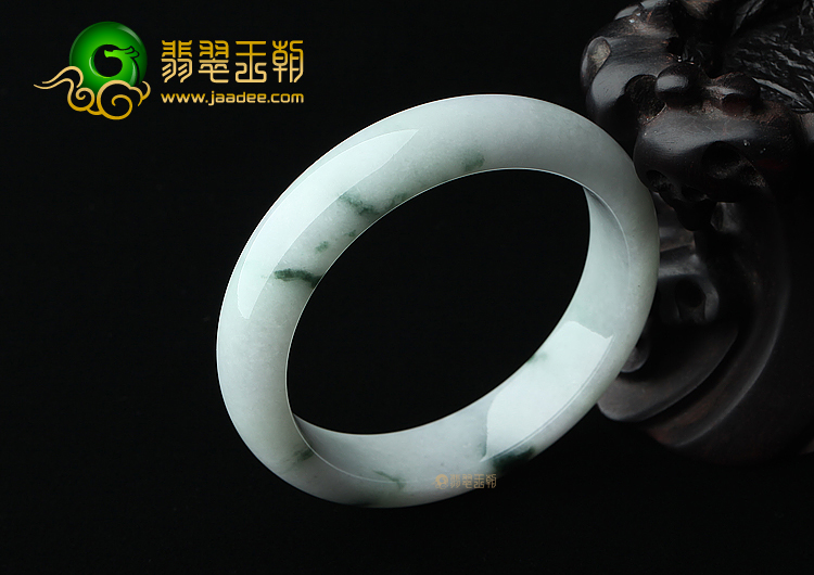 (超值推荐)糯冰种飘花手镯（52.2mm）
