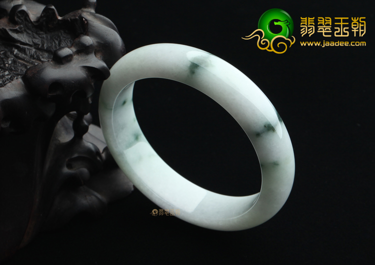 (超值推荐)糯冰种飘花手镯（52.2mm）