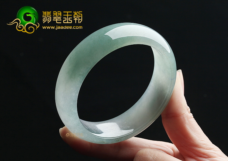 冰种晴水略飘花手镯（58.9mm）