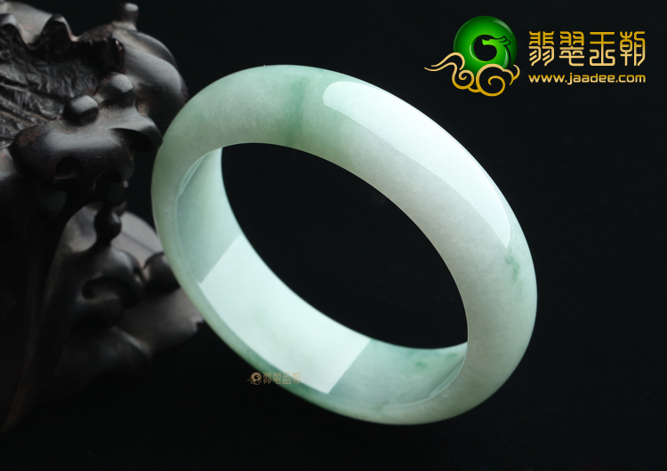 (超值推荐)糯冰种晴水飘花手镯（58.6mm）