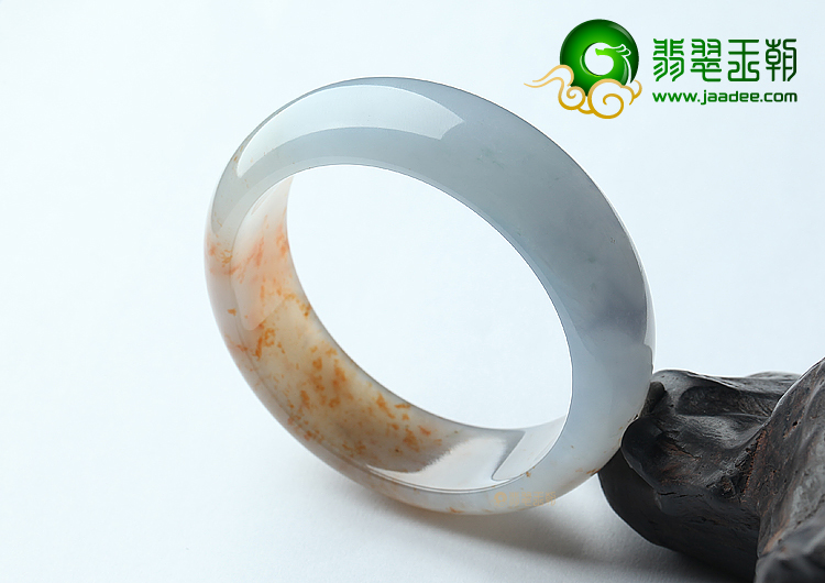 (超值推荐)冰种紫罗兰飘红花海中星手镯（59.1mm）