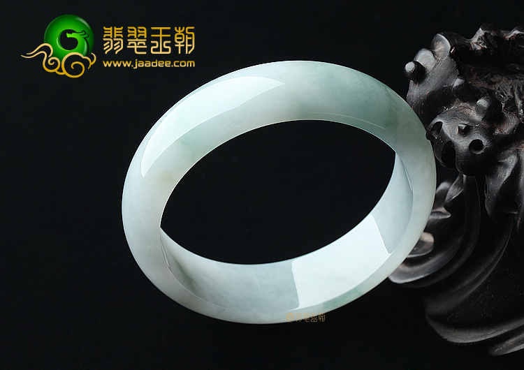 (超值推荐)糯冰种飘花手镯（59.5mm）