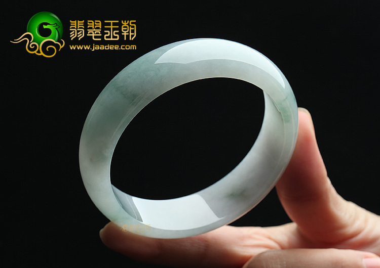 (超值推荐)糯冰种飘花手镯（59.5mm）