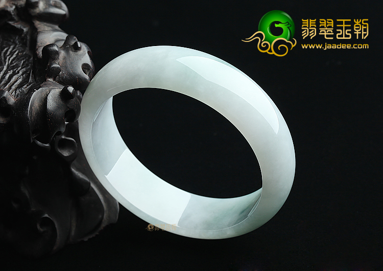 (超值推荐)糯冰种飘花手镯（59.5mm）