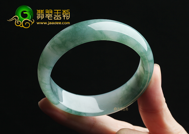 冰种晴水飘花手镯（58.7mm）