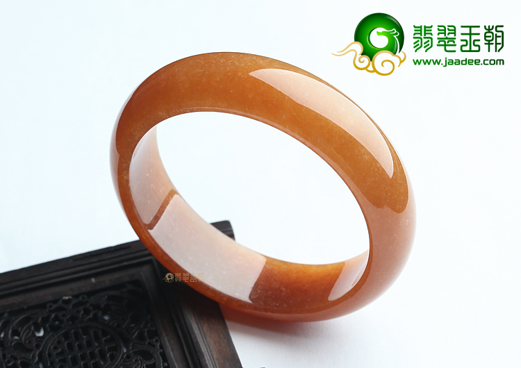 (超值推荐)糯冰种蜜糖黄翡手镯（58.5mm）