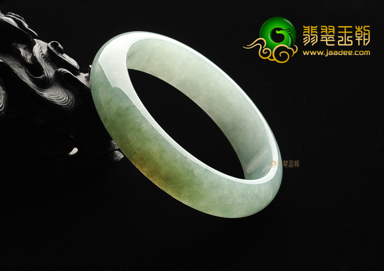 冰种晴水略带黄翡手镯(59.4mm)