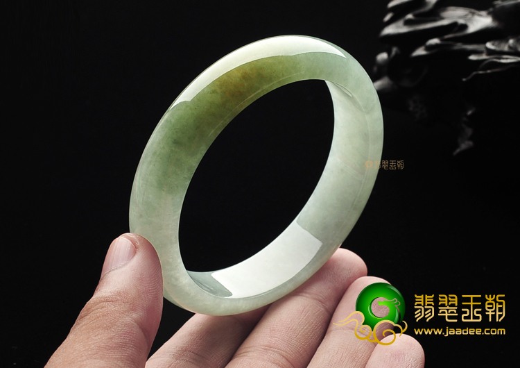 冰种晴水略带黄翡手镯(59.4mm)