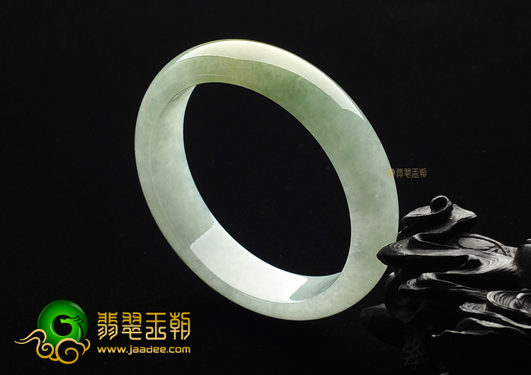 冰种晴水略带黄翡手镯(59.4mm)